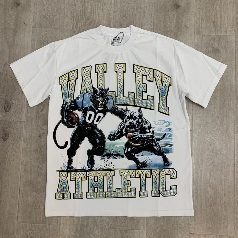 American Retro Distressed Streetwear T-Shirt