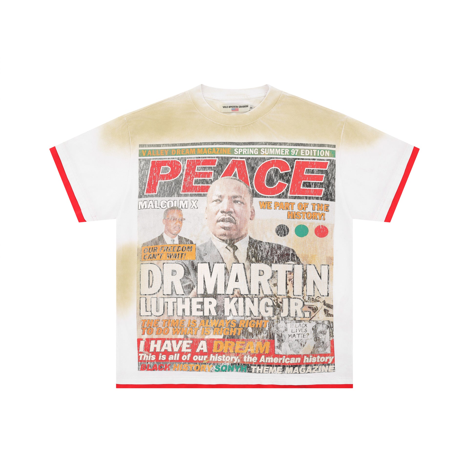 American Retro Distressed Streetwear T-Shirt